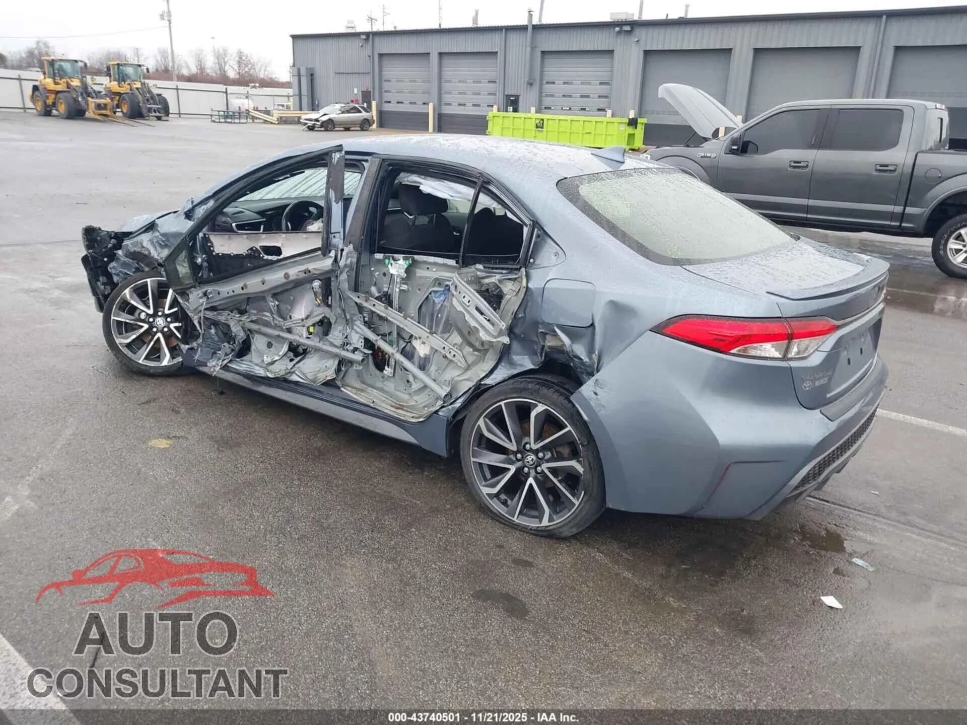 2021 TOYOTA COROLLA Damaged VIN JTDS4MCEXMJ075767 – side profile 2021 TOYOTA COROLLA Damaged VIN JTDS4MCEXMJ075767 – side profile