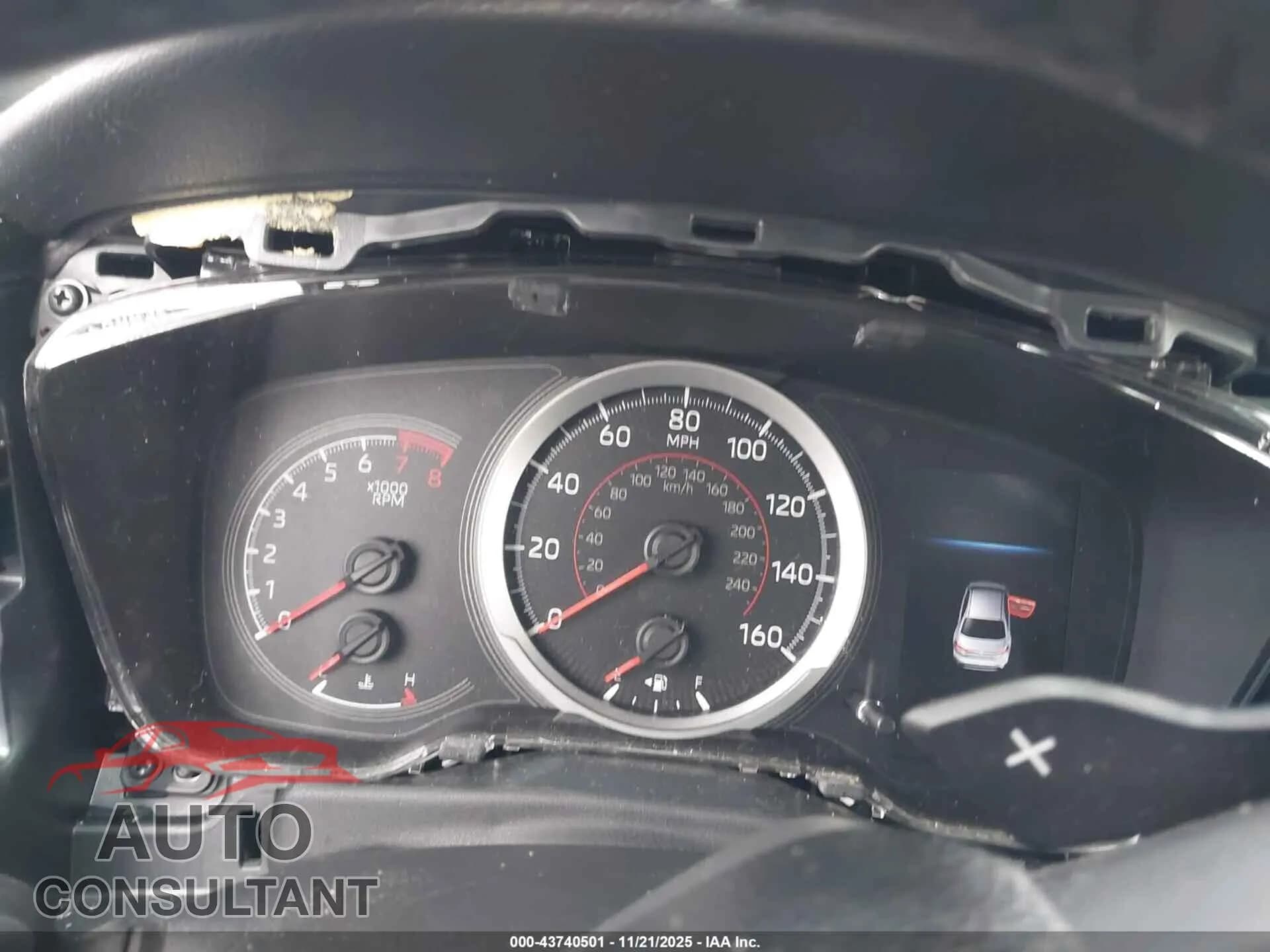 2021 TOYOTA COROLLA Damaged VIN JTDS4MCEXMJ075767 – exterior detail 2021 TOYOTA COROLLA Damaged VIN JTDS4MCEXMJ075767 – exterior detail