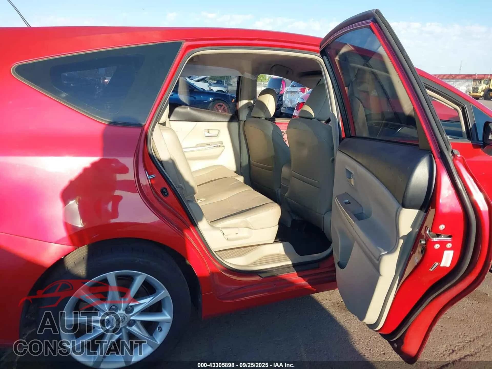 2012 TOYOTA PRIUS V Damaged VIN JTDZN3EU9C3154344 – undercarriage 2012 TOYOTA PRIUS V Damaged VIN JTDZN3EU9C3154344 – undercarriage