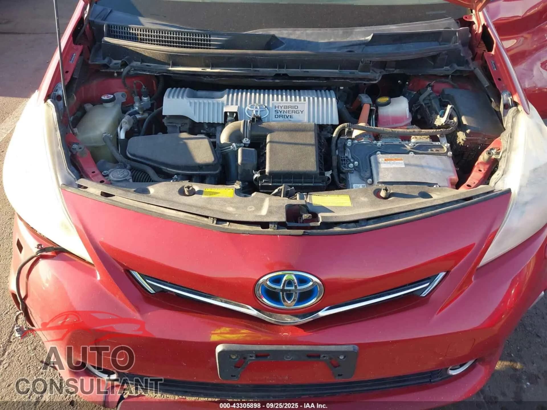 2012 TOYOTA PRIUS V Damaged VIN JTDZN3EU9C3154344 – odometer reading 2012 TOYOTA PRIUS V Damaged VIN JTDZN3EU9C3154344 – odometer reading