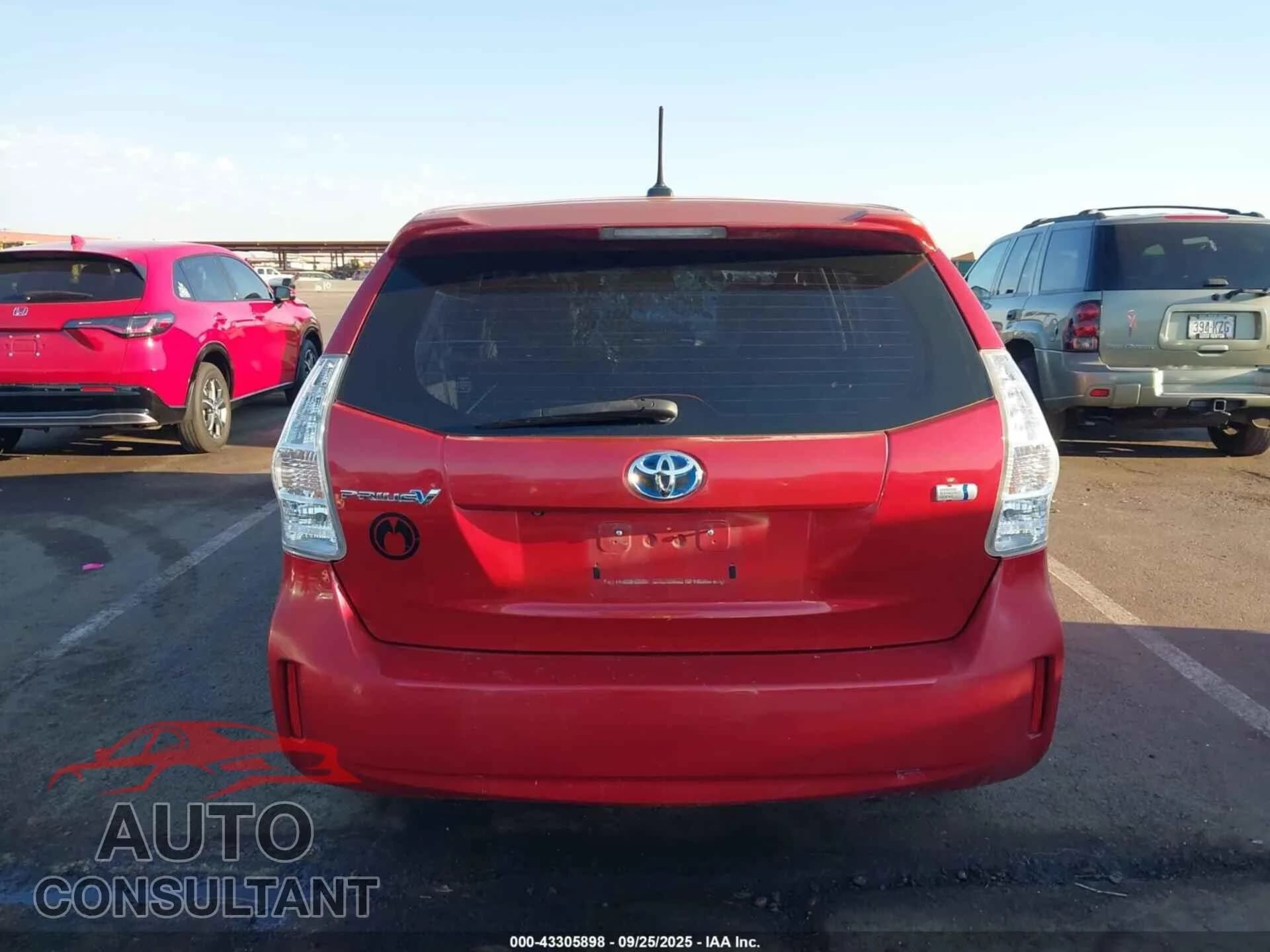 2012 TOYOTA PRIUS V Damaged VIN JTDZN3EU9C3154344 – photo 17 2012 TOYOTA PRIUS V Damaged VIN JTDZN3EU9C3154344 – photo 17
