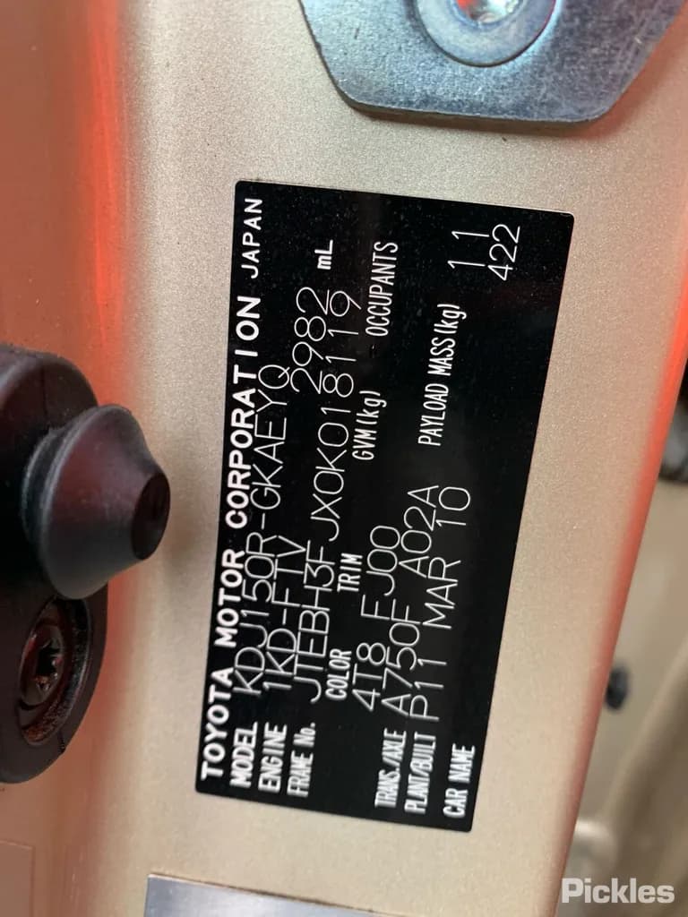 2010 Toyota Landcruiser Prado Used VIN JTEBH3FJX0K018119 – photo 20 2010 Toyota Landcruiser Prado Used VIN JTEBH3FJX0K018119 – photo 20