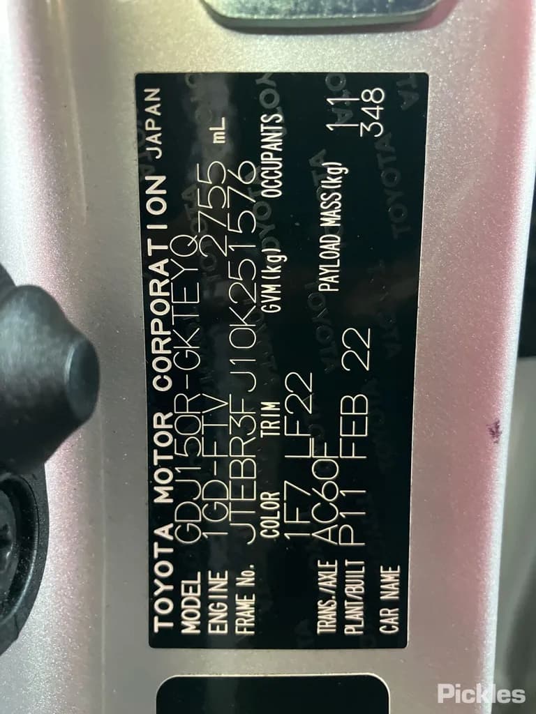 2022 Toyota Landcruiser Prado Used VIN JTEBR3FJ10K251576 – photo 19 2022 Toyota Landcruiser Prado Used VIN JTEBR3FJ10K251576 – photo 19