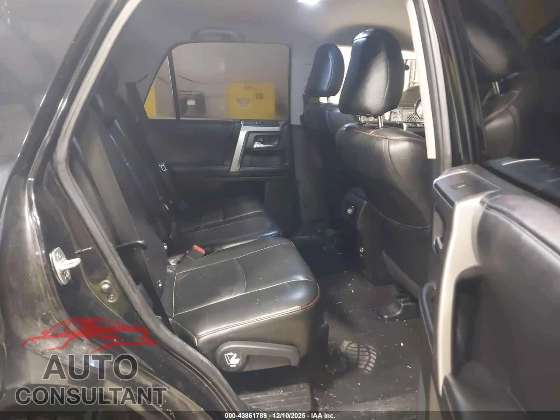 2016 TOYOTA 4RUNNER Damaged VIN JTEBU5JR2G5346535 – undercarriage 2016 TOYOTA 4RUNNER Damaged VIN JTEBU5JR2G5346535 – undercarriage