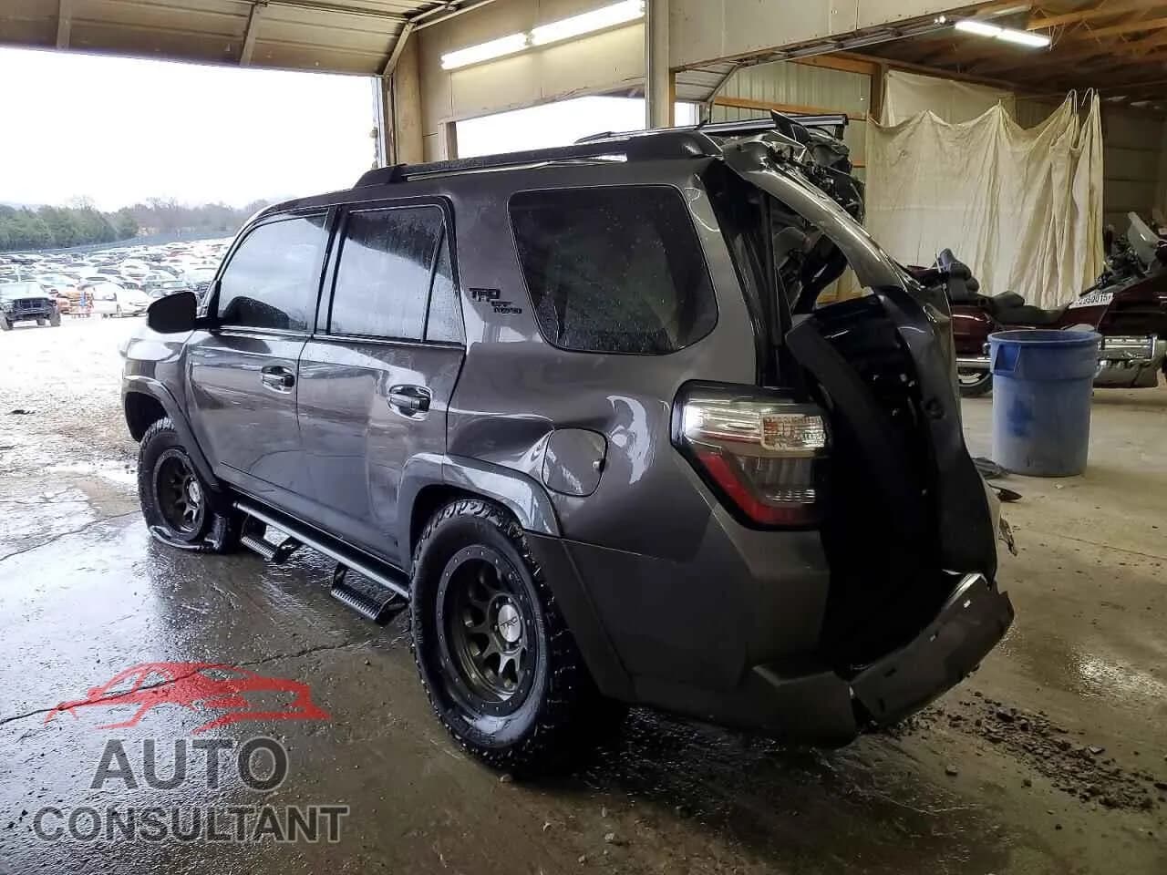 2018 TOYOTA 4RUNNER Damaged VIN JTEBU5JR8J5497404 – rear exterior 2018 TOYOTA 4RUNNER Damaged VIN JTEBU5JR8J5497404 – rear exterior
