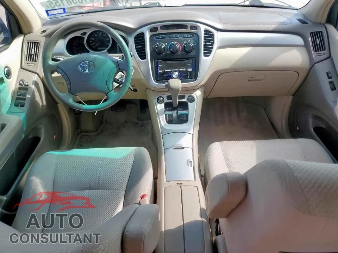 2004 TOYOTA HIGHLANDER Damaged VIN JTEDP21AX40013887 – undercarriage 2004 TOYOTA HIGHLANDER Damaged VIN JTEDP21AX40013887 – undercarriage