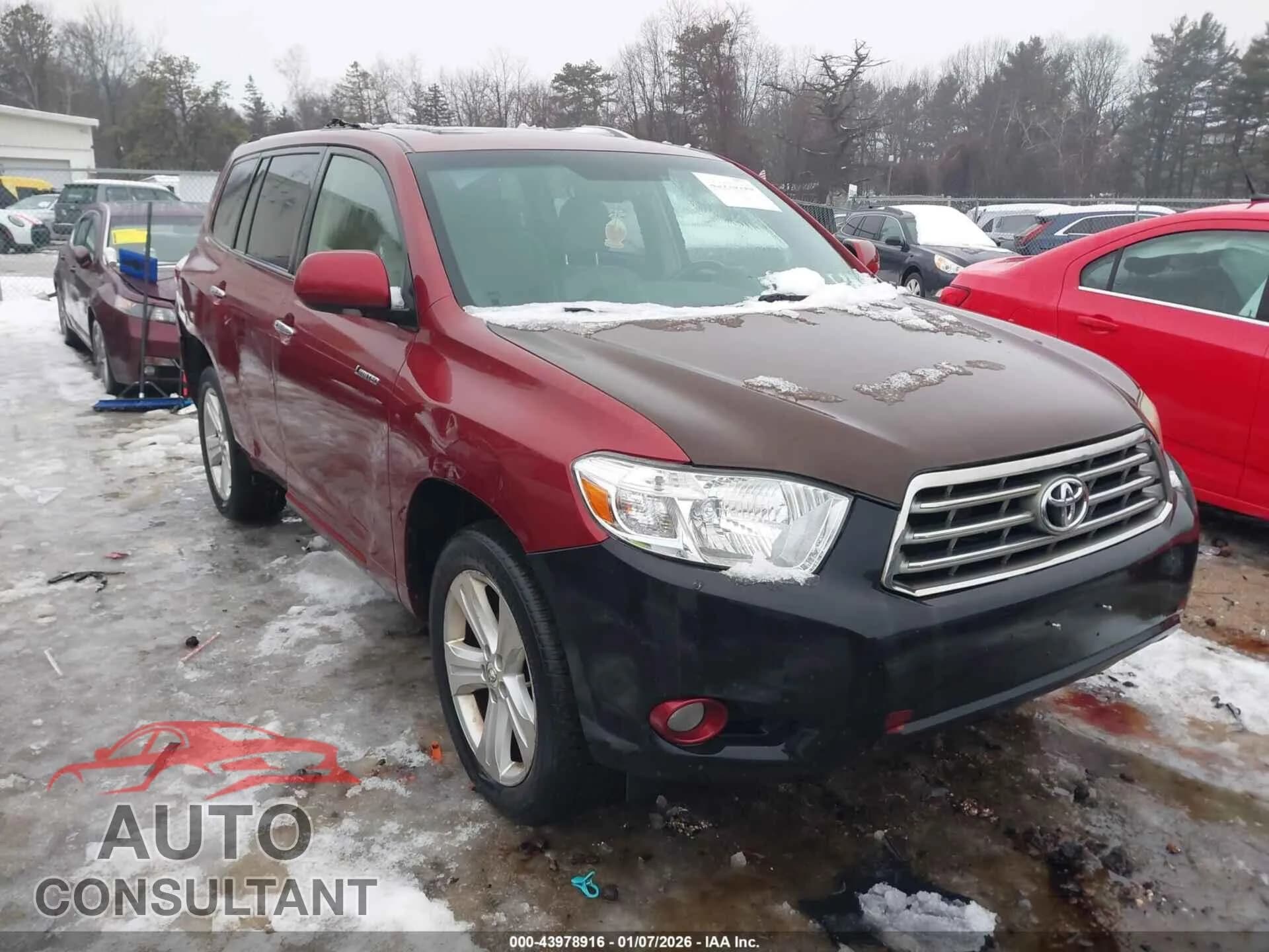 2009 TOYOTA HIGHLANDER Damaged VIN JTEES42A392150713 – front exterior 2009 TOYOTA HIGHLANDER Damaged VIN JTEES42A392150713 – front exterior