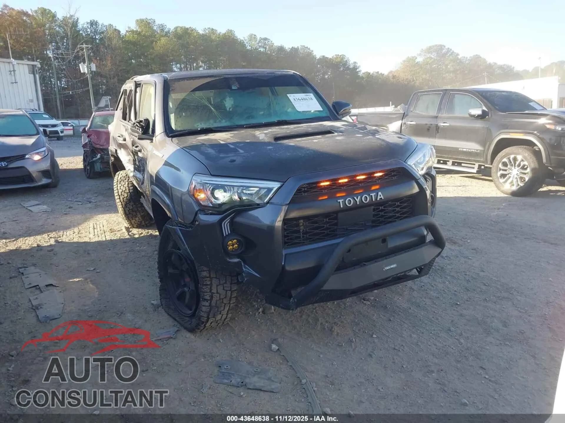 2023 TOYOTA 4RUNNER Damaged VIN JTERU5JR0P6204256 – front exterior 2023 TOYOTA 4RUNNER Damaged VIN JTERU5JR0P6204256 – front exterior