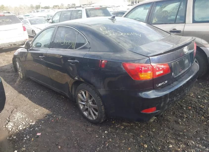 2007 LEXUS IS Used VIN JTHCK262575015553 – rear exterior 2007 LEXUS IS Used VIN JTHCK262575015553 – rear exterior