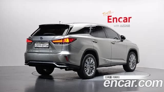 2021 Lexus RX450hL 4th Gen Luxury Plus Sold VIN JTJAGKFA0M2018503 – rear exterior 2021 Lexus RX450hL 4th Gen Luxury Plus Sold VIN JTJAGKFA0M2018503 – rear exterior
