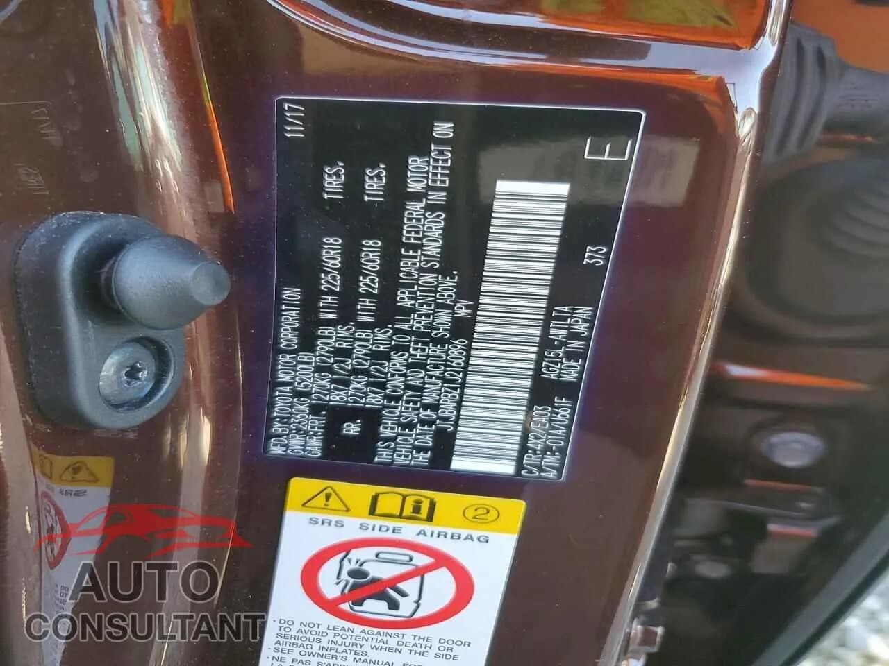 2018 LEXUS NX Damaged VIN JTJBARBZ1J2160896 – photo 13 2018 LEXUS NX Damaged VIN JTJBARBZ1J2160896 – photo 13