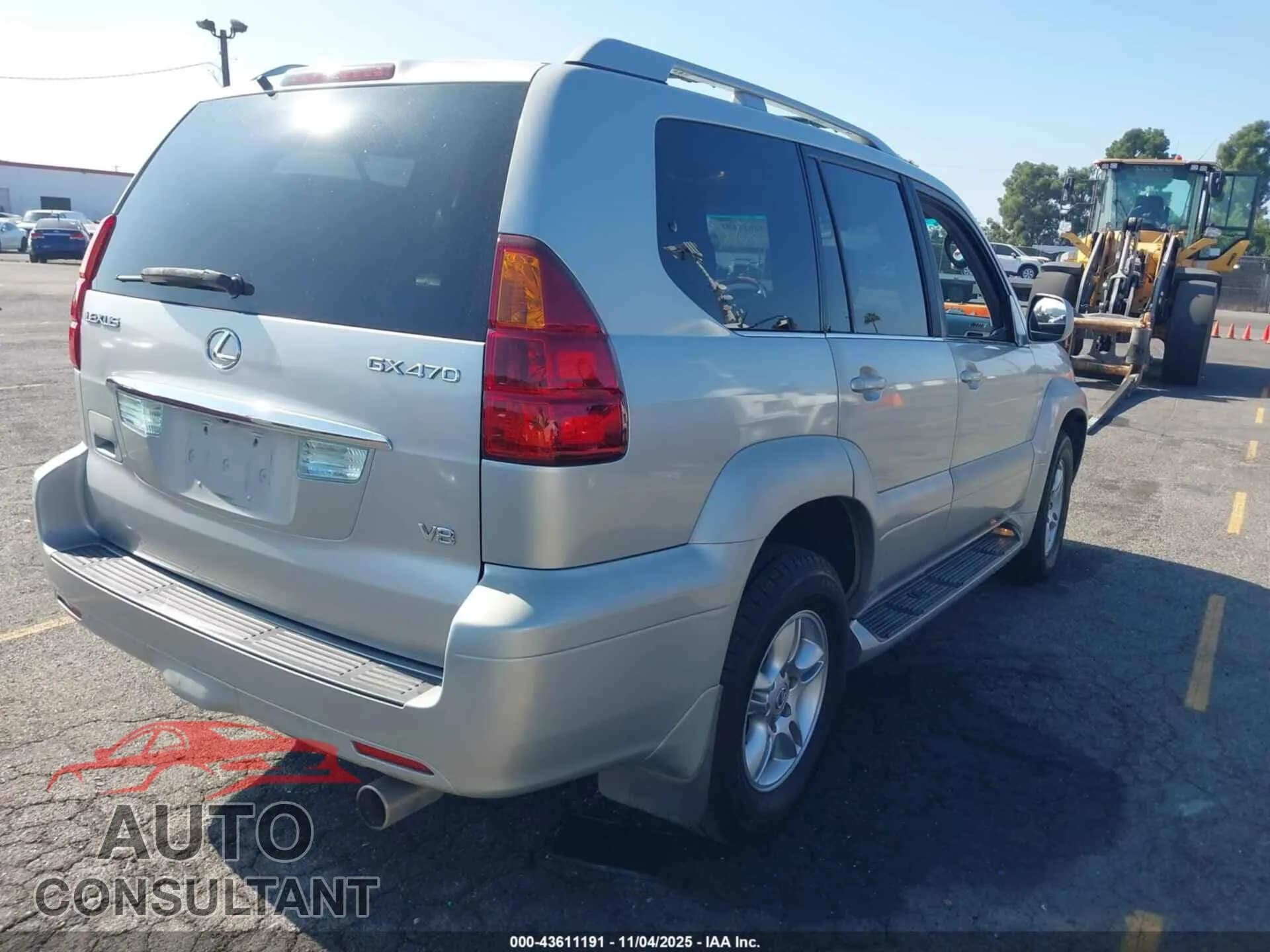 2004 LEXUS GX 470 Damaged VIN JTJBT20X140060624 – dashboard 2004 LEXUS GX 470 Damaged VIN JTJBT20X140060624 – dashboard