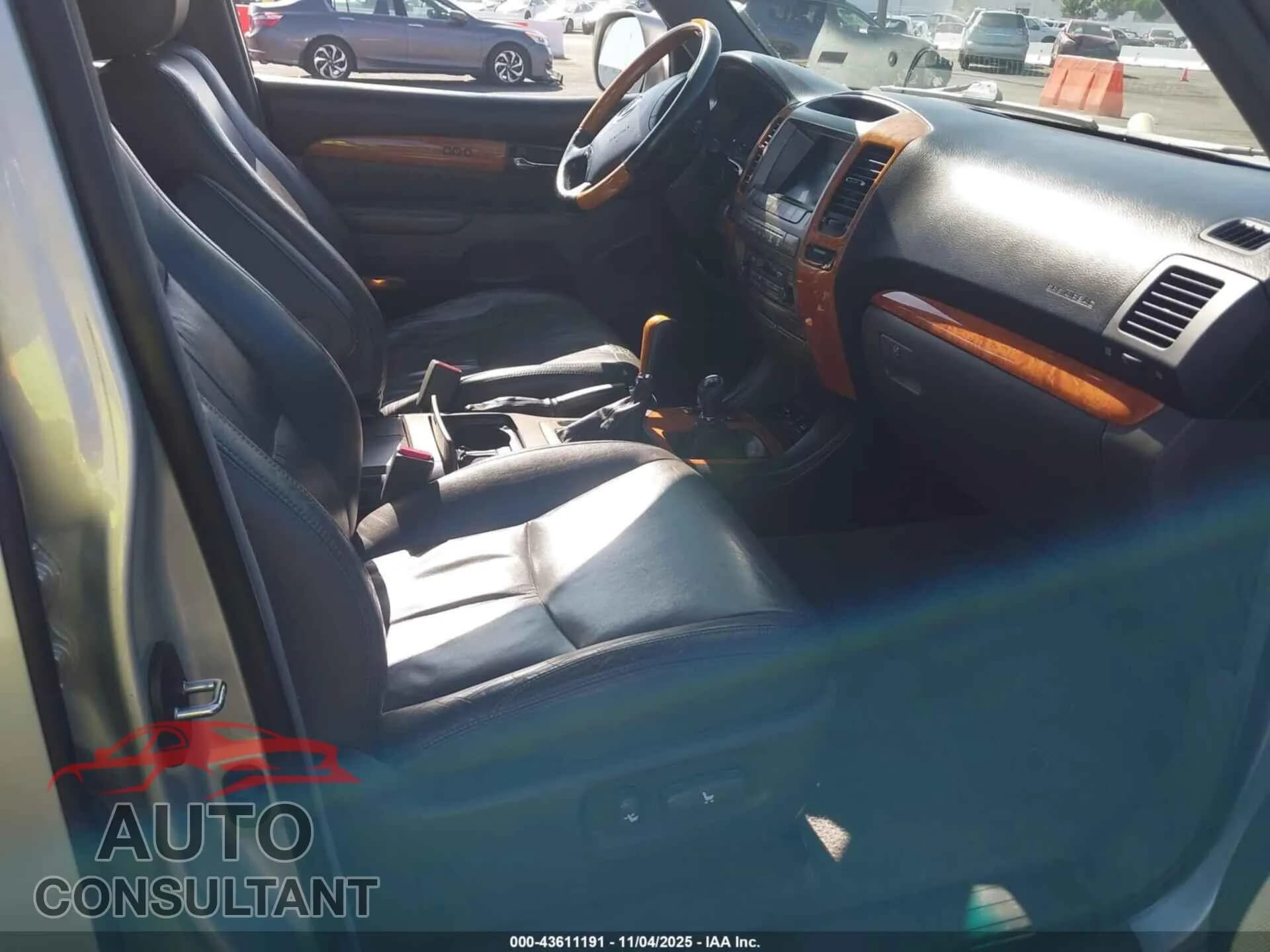 2004 LEXUS GX 470 Damaged VIN JTJBT20X140060624 – interior seats 2004 LEXUS GX 470 Damaged VIN JTJBT20X140060624 – interior seats