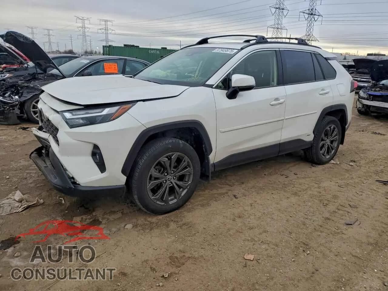 2022 TOYOTA RAV4 Damaged VIN JTMB6RFVXND533813 – front exterior 2022 TOYOTA RAV4 Damaged VIN JTMB6RFVXND533813 – front exterior