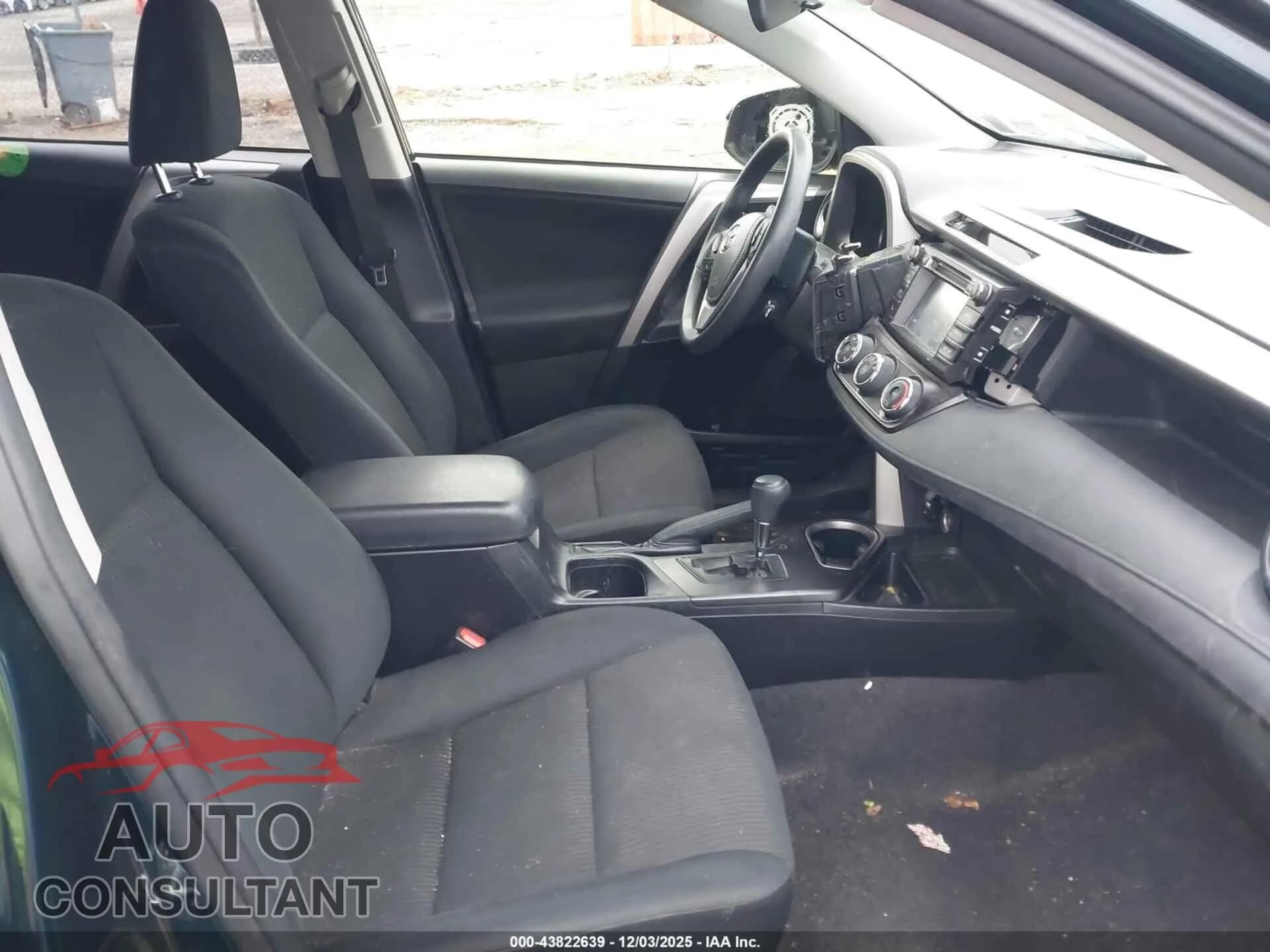 2018 TOYOTA RAV4 Damaged VIN JTMBFREV5JJ733057 – interior seats 2018 TOYOTA RAV4 Damaged VIN JTMBFREV5JJ733057 – interior seats