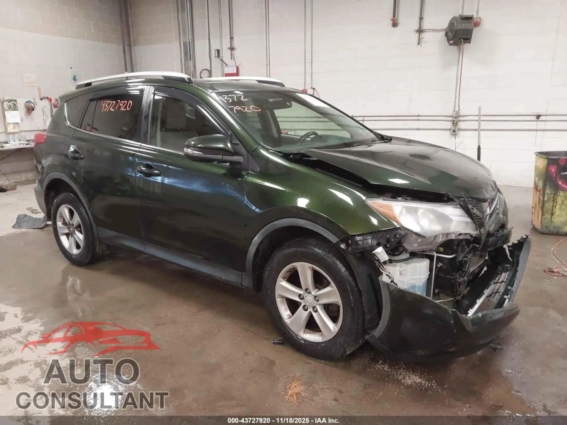 2013 TOYOTA RAV4 Damaged VIN JTMRFREV5DD004364 – front exterior 2013 TOYOTA RAV4 Damaged VIN JTMRFREV5DD004364 – front exterior