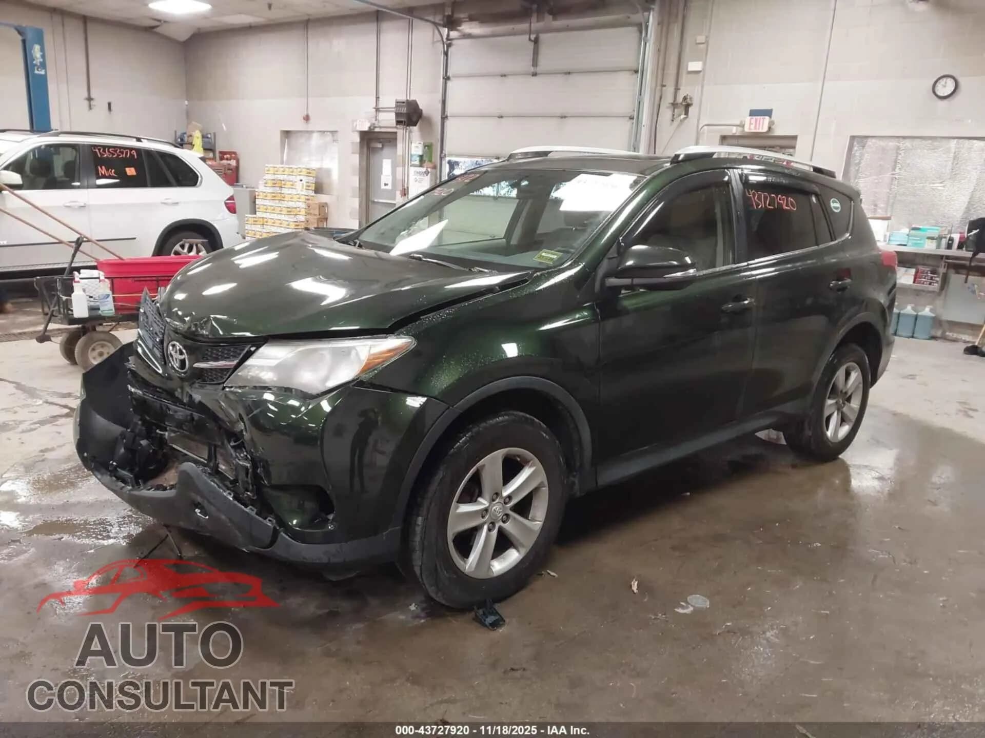 2013 TOYOTA RAV4 Damaged VIN JTMRFREV5DD004364 – rear exterior 2013 TOYOTA RAV4 Damaged VIN JTMRFREV5DD004364 – rear exterior