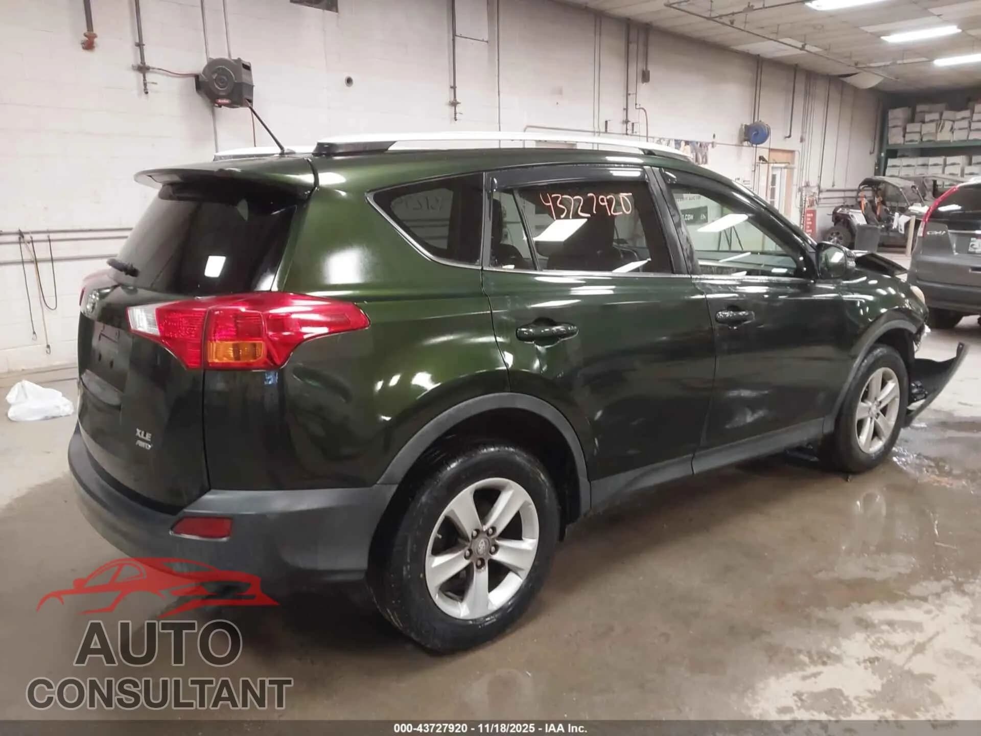 2013 TOYOTA RAV4 Damaged VIN JTMRFREV5DD004364 – dashboard 2013 TOYOTA RAV4 Damaged VIN JTMRFREV5DD004364 – dashboard