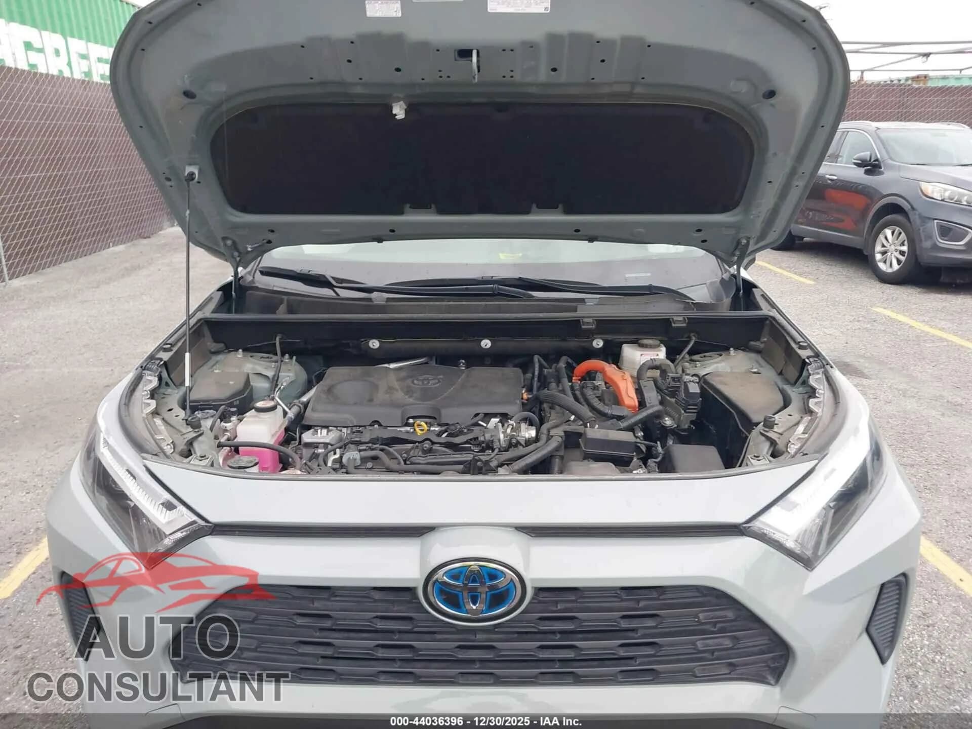 2022 TOYOTA RAV4 HYBRID Damaged VIN JTMRWRFV9ND143560 – odometer reading 2022 TOYOTA RAV4 HYBRID Damaged VIN JTMRWRFV9ND143560 – odometer reading