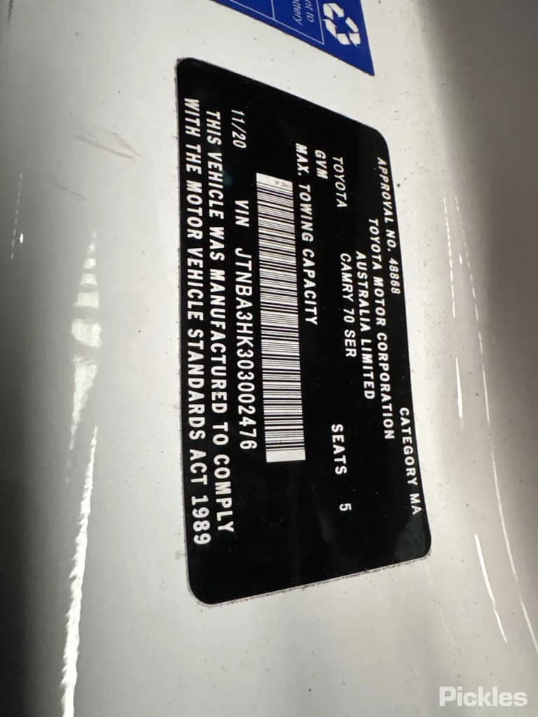 2020 Toyota Camry Used VIN JTNBA3HK303002476 – photo 12 2020 Toyota Camry Used VIN JTNBA3HK303002476 – photo 12