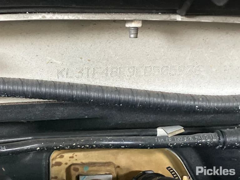 2013 Holden Barina Used VIN KL3TF48E9EB505936 – odometer reading 2013 Holden Barina Used VIN KL3TF48E9EB505936 – odometer reading