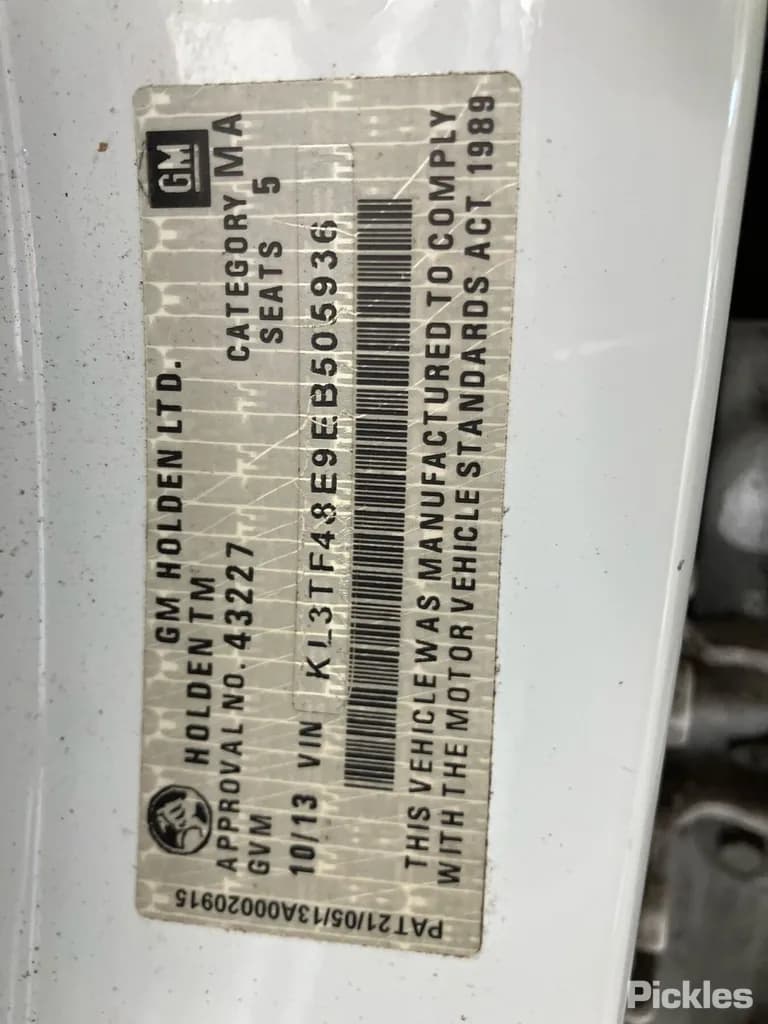 2013 Holden Barina Used VIN KL3TF48E9EB505936 – photo 24 2013 Holden Barina Used VIN KL3TF48E9EB505936 – photo 24