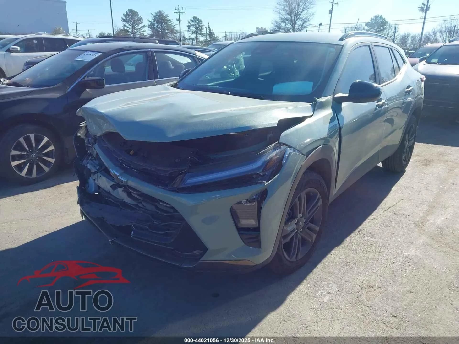 2025 CHEVROLET TRAX Damaged VIN KL77LKEPXSC200681 – rear exterior 2025 CHEVROLET TRAX Damaged VIN KL77LKEPXSC200681 – rear exterior