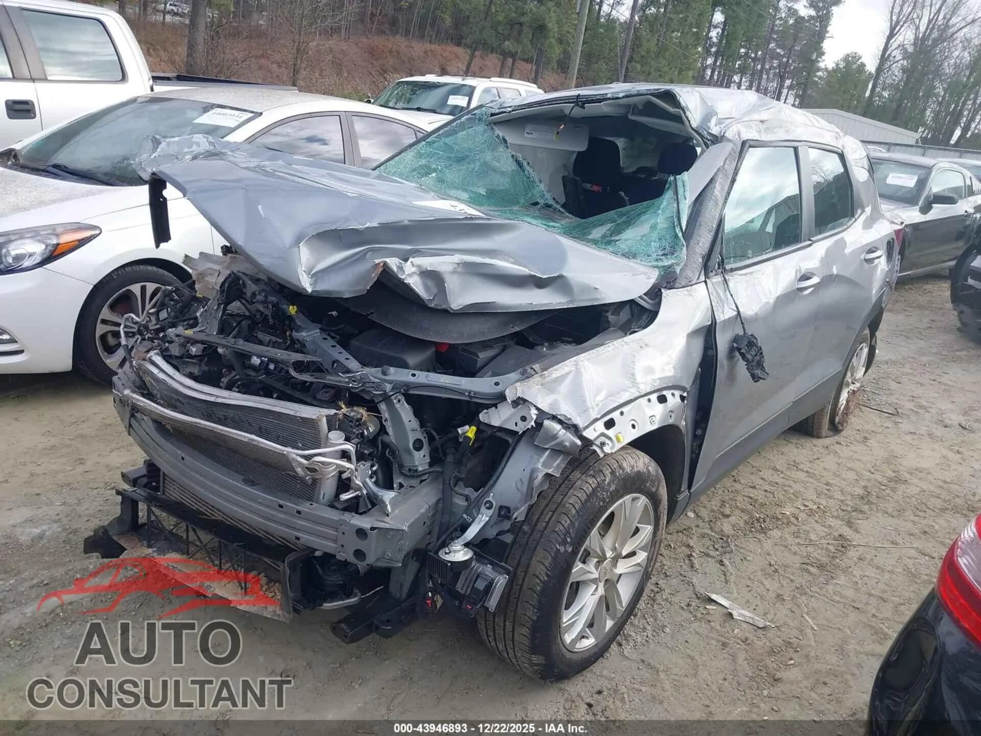 2023 CHEVROLET TRAILBLAZER Damaged VIN KL79MMS29PB188109 – rear exterior 2023 CHEVROLET TRAILBLAZER Damaged VIN KL79MMS29PB188109 – rear exterior