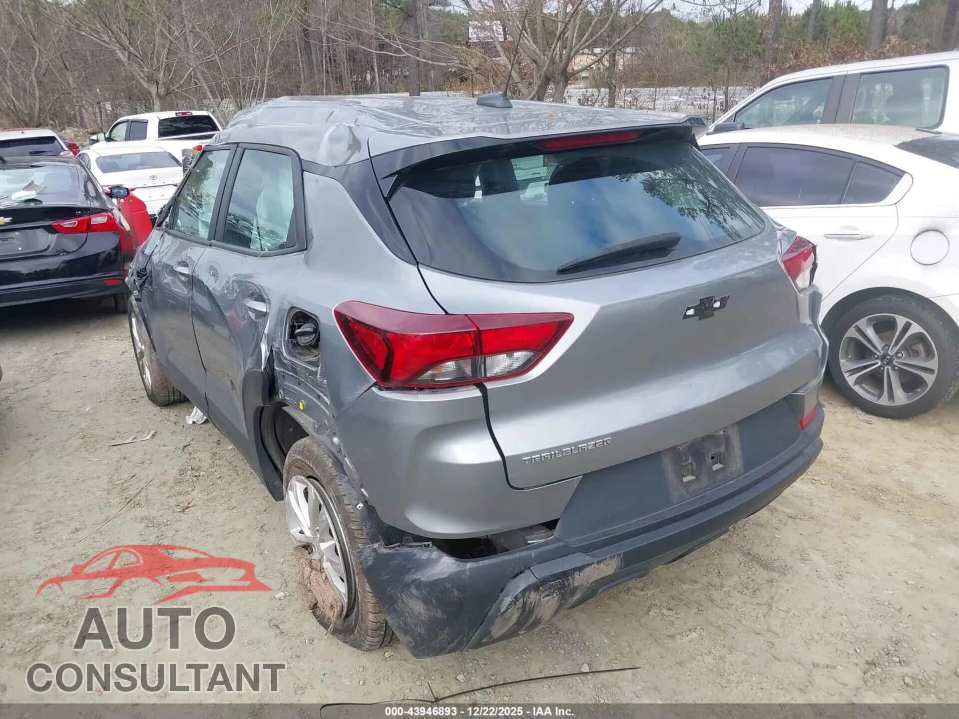 2023 CHEVROLET TRAILBLAZER Damaged VIN KL79MMS29PB188109 – side profile 2023 CHEVROLET TRAILBLAZER Damaged VIN KL79MMS29PB188109 – side profile