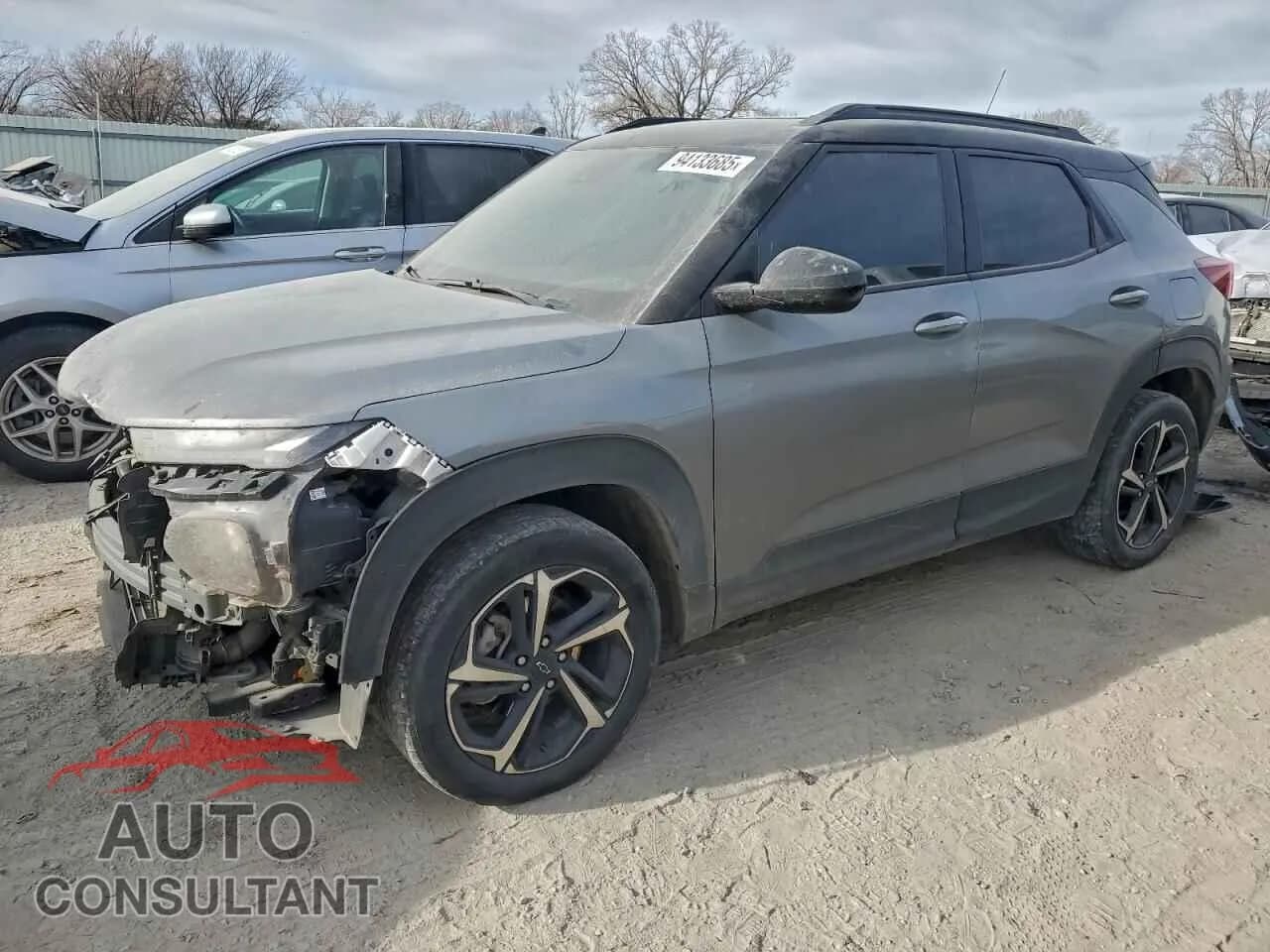 2023 CHEVROLET TRAILBLZR Damaged VIN KL79MUSLXPB201975 – front exterior 2023 CHEVROLET TRAILBLZR Damaged VIN KL79MUSLXPB201975 – front exterior