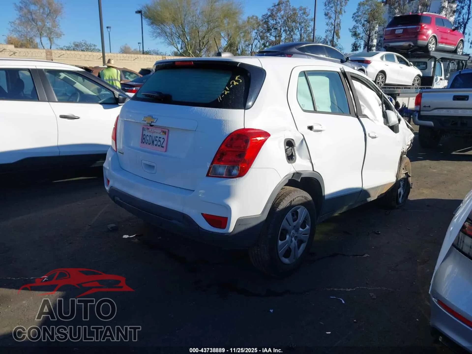 2018 CHEVROLET TRAX Damaged VIN KL7CJKSB5JB720515 – dashboard 2018 CHEVROLET TRAX Damaged VIN KL7CJKSB5JB720515 – dashboard