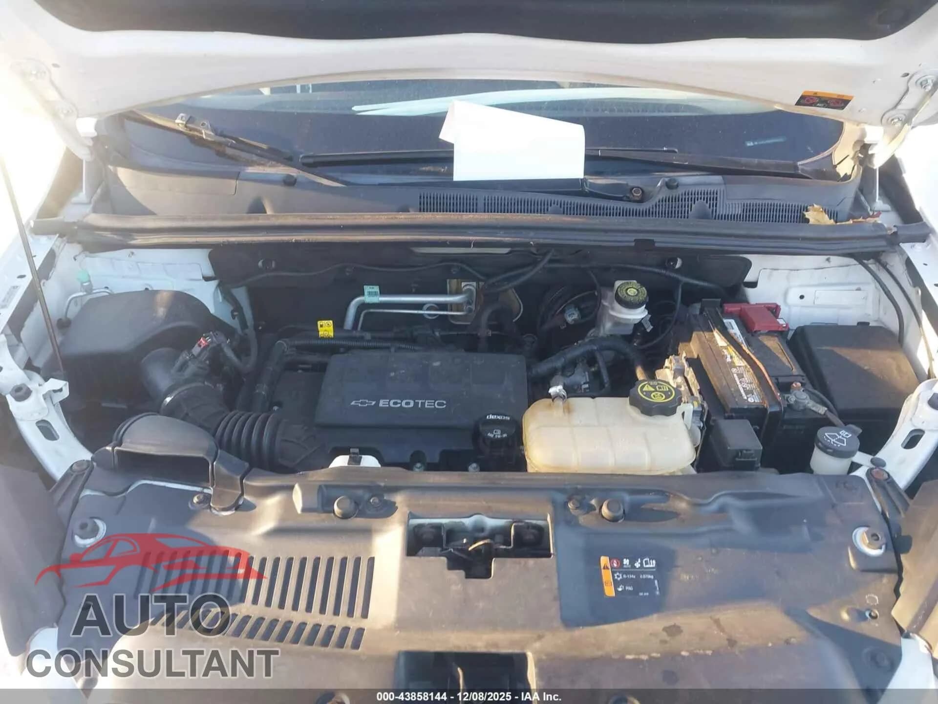 2015 CHEVROLET TRAX Damaged VIN KL7CJPSB8FB104540 – odometer reading 2015 CHEVROLET TRAX Damaged VIN KL7CJPSB8FB104540 – odometer reading