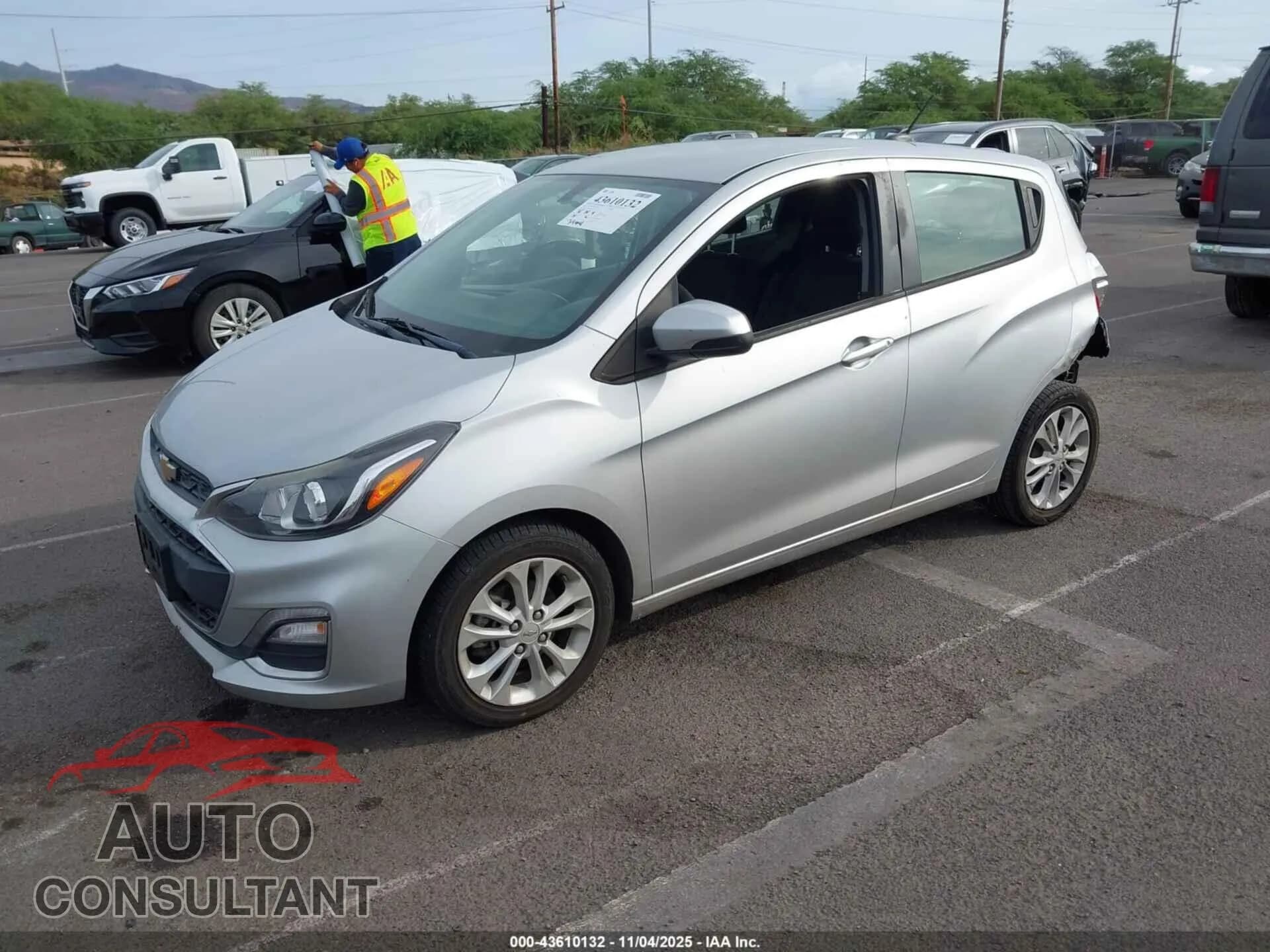 2020 CHEVROLET SPARK Damaged VIN KL8CD6SAXLC428602 – rear exterior 2020 CHEVROLET SPARK Damaged VIN KL8CD6SAXLC428602 – rear exterior