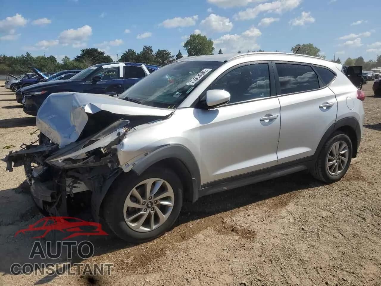 2016 HYUNDAI TUCSON Damaged VIN KM8J3CA40GU201216 – front exterior 2016 HYUNDAI TUCSON Damaged VIN KM8J3CA40GU201216 – front exterior