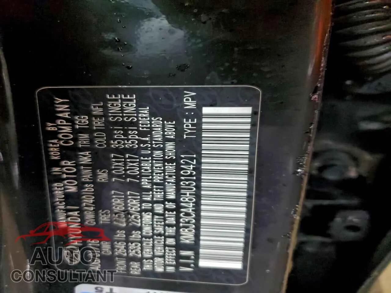 2017 HYUNDAI TUCSON Damaged VIN KM8J3CA48HU319421 – photo 12 2017 HYUNDAI TUCSON Damaged VIN KM8J3CA48HU319421 – photo 12