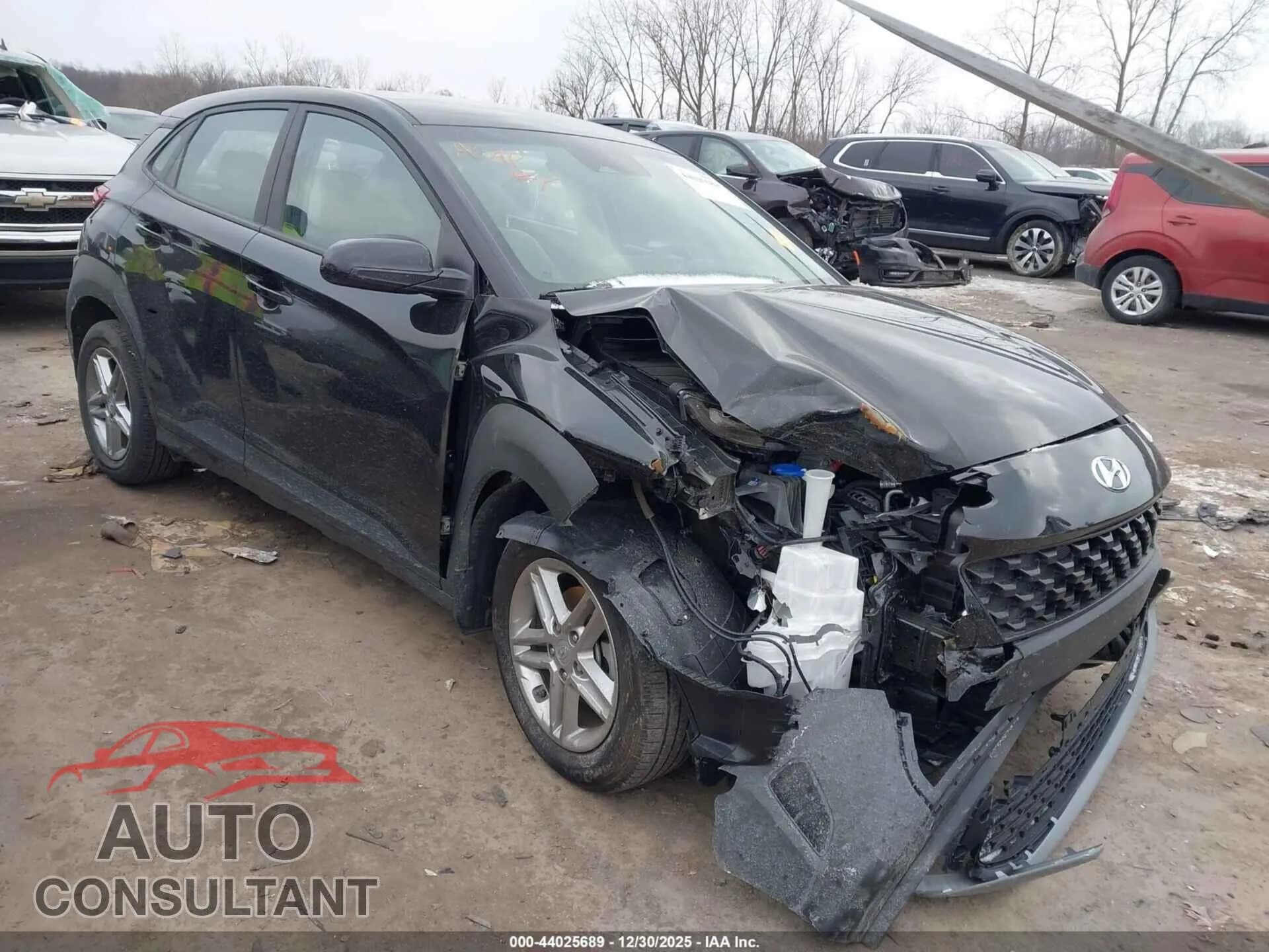 2022 HYUNDAI KONA Damaged VIN KM8K22AB6NU887954 – front exterior 2022 HYUNDAI KONA Damaged VIN KM8K22AB6NU887954 – front exterior