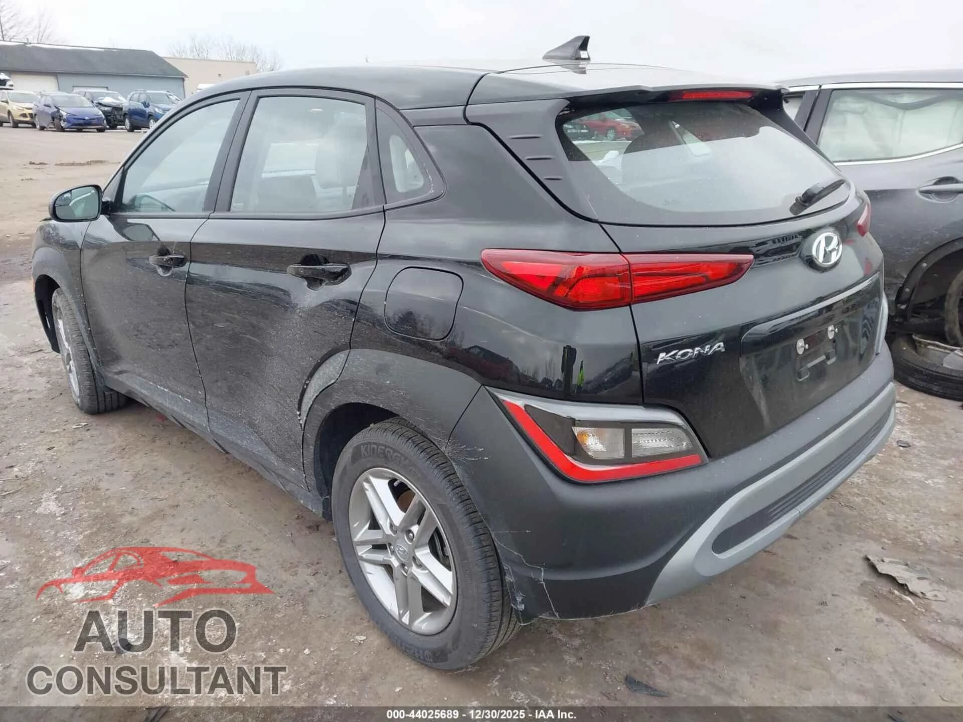 2022 HYUNDAI KONA Damaged VIN KM8K22AB6NU887954 – side profile 2022 HYUNDAI KONA Damaged VIN KM8K22AB6NU887954 – side profile