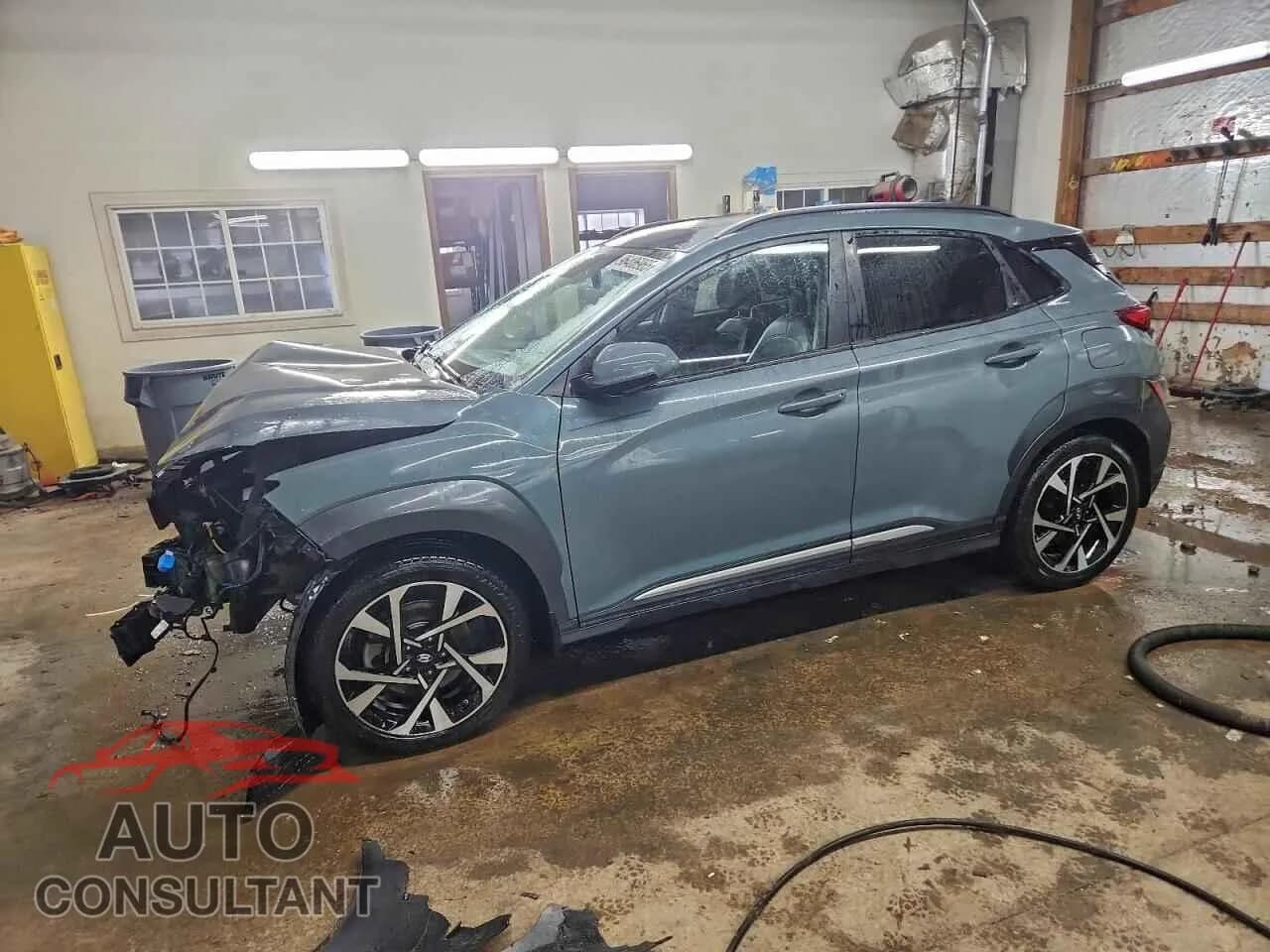 2022 HYUNDAI KONA Damaged VIN KM8K53A36NU861344 – front exterior 2022 HYUNDAI KONA Damaged VIN KM8K53A36NU861344 – front exterior