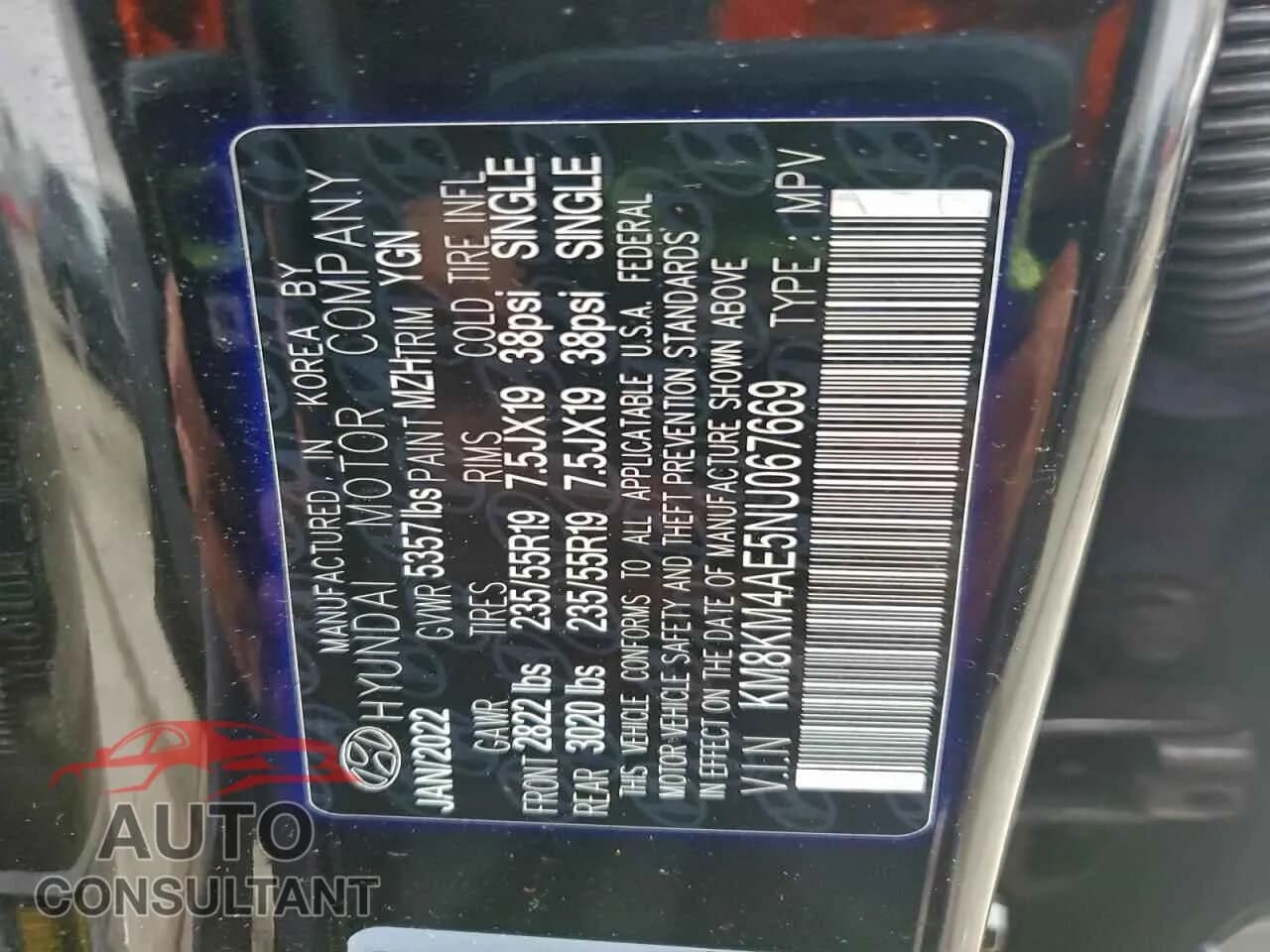 2022 HYUNDAI IONIQ Damaged VIN KM8KM4AE5NU067669 – photo 13 2022 HYUNDAI IONIQ Damaged VIN KM8KM4AE5NU067669 – photo 13