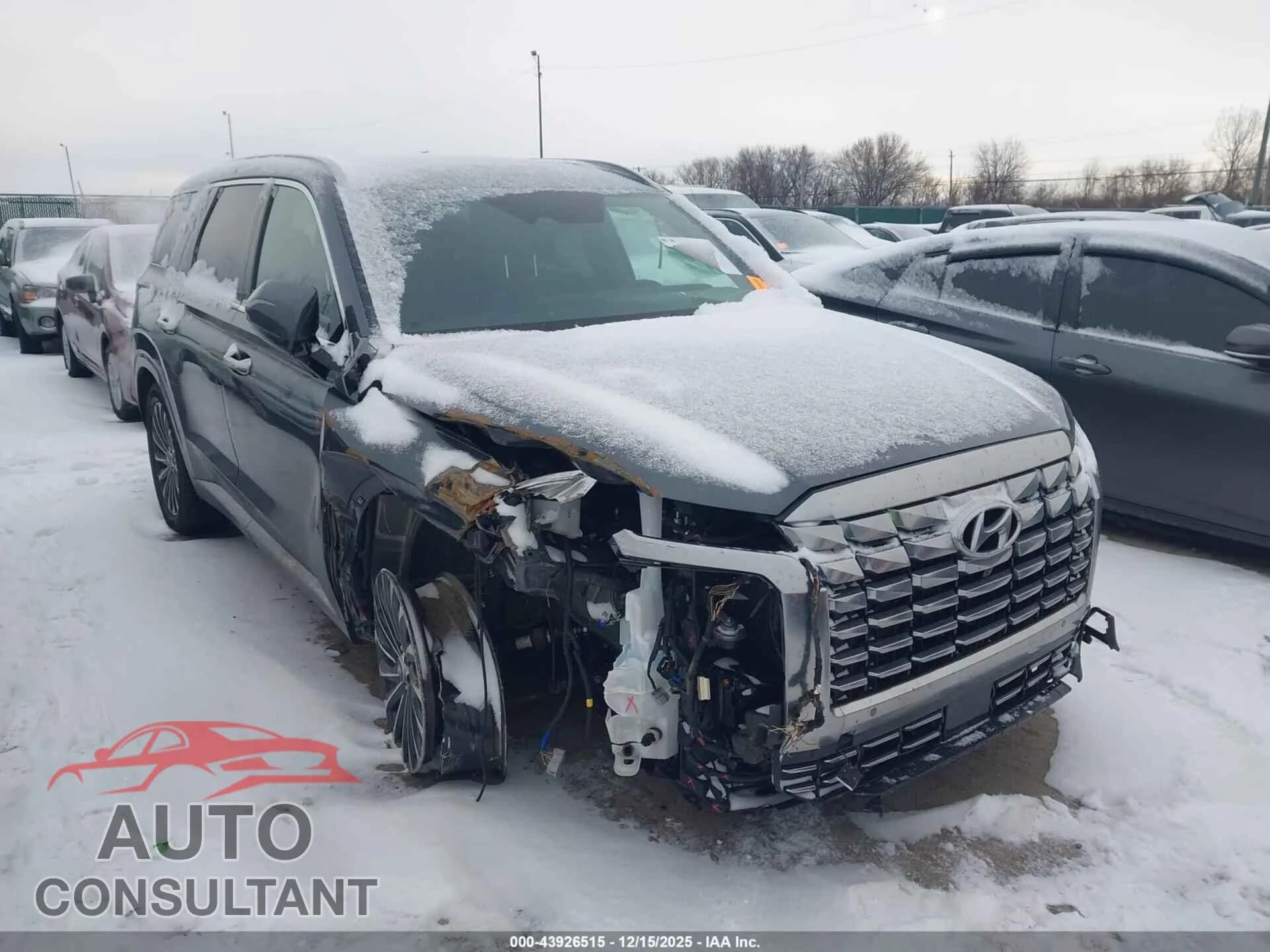 2023 HYUNDAI PALISADE Damaged VIN KM8R7DGE9PU636930 – front exterior 2023 HYUNDAI PALISADE Damaged VIN KM8R7DGE9PU636930 – front exterior