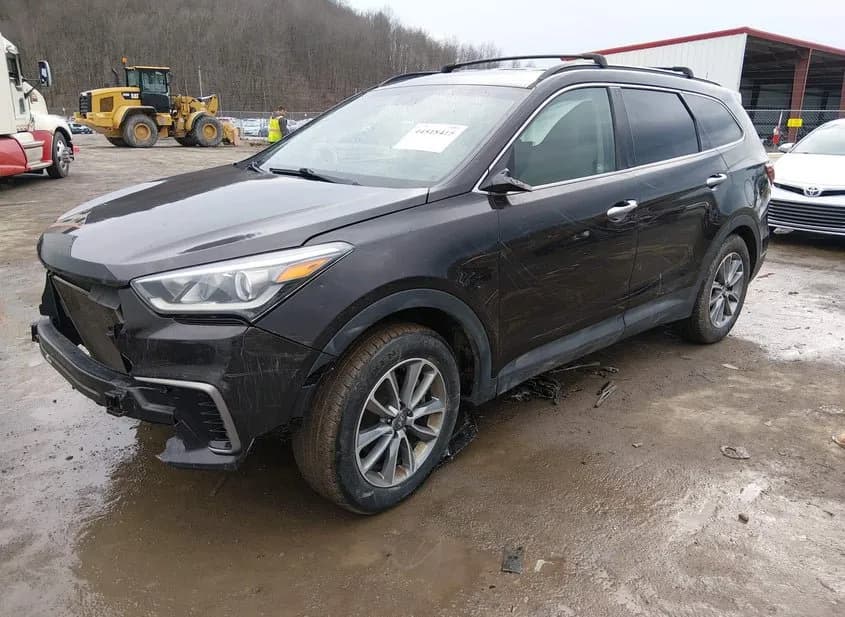 2017 HYUNDAI Santa Fe Used VIN KM8SM4HF5HU239461 – engine bay 2017 HYUNDAI Santa Fe Used VIN KM8SM4HF5HU239461 – engine bay