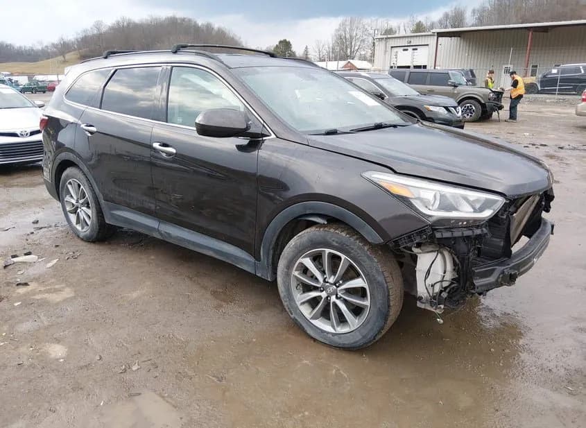 2017 HYUNDAI Santa Fe Used VIN KM8SM4HF5HU239461 – undercarriage 2017 HYUNDAI Santa Fe Used VIN KM8SM4HF5HU239461 – undercarriage