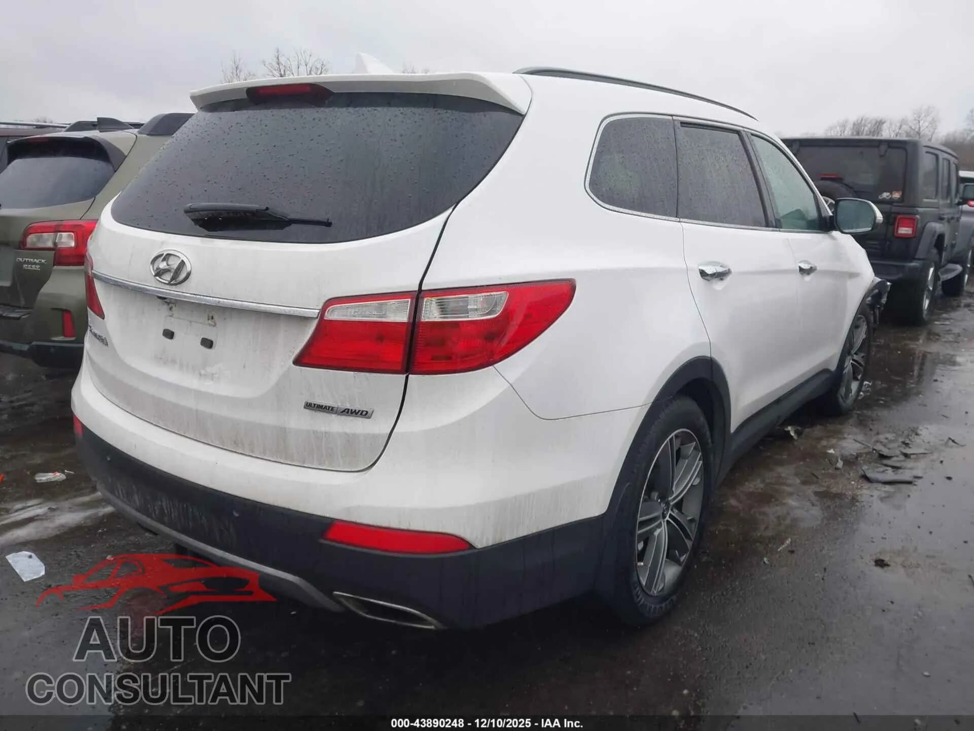 2014 HYUNDAI SANTA FE Damaged VIN KM8SRDHF7EU065731 – dashboard 2014 HYUNDAI SANTA FE Damaged VIN KM8SRDHF7EU065731 – dashboard