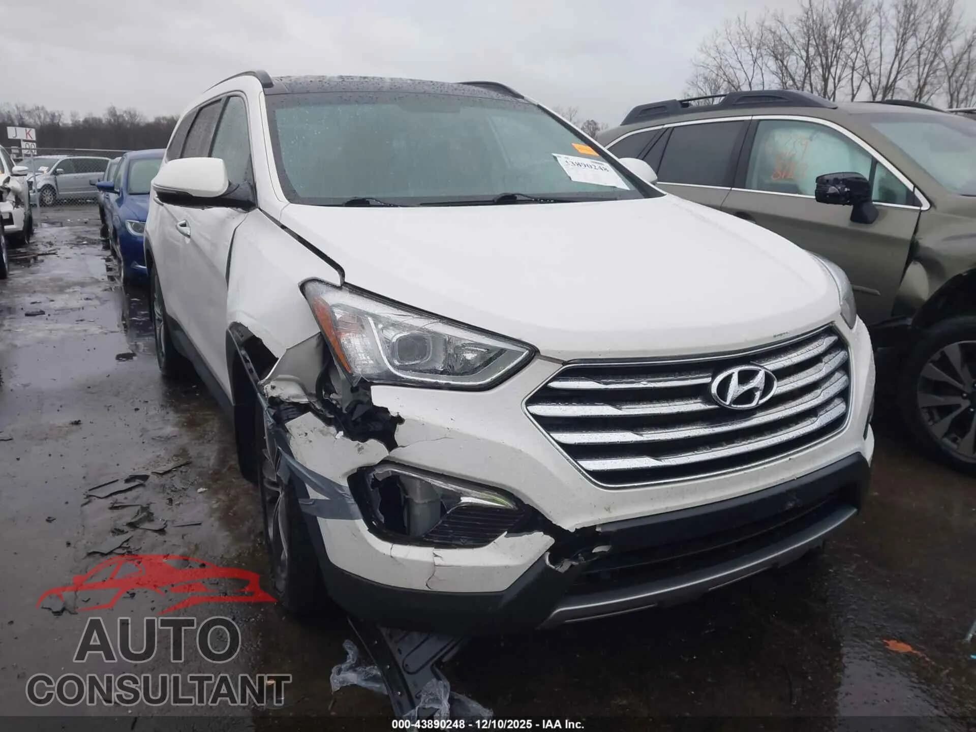 2014 HYUNDAI SANTA FE Damaged VIN KM8SRDHF7EU065731 – engine bay 2014 HYUNDAI SANTA FE Damaged VIN KM8SRDHF7EU065731 – engine bay