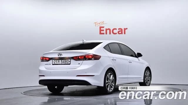 2018 Hyundai Avante AD 1.6 GDI Value Plus Sold VIN KMHD641DBJU523807 – rear exterior 2018 Hyundai Avante AD 1.6 GDI Value Plus Sold VIN KMHD641DBJU523807 – rear exterior