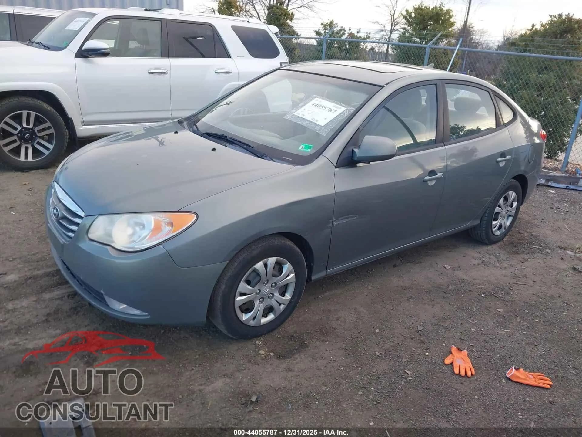 2010 HYUNDAI ELANTRA Damaged VIN KMHDU4ADXAU071565 – rear exterior 2010 HYUNDAI ELANTRA Damaged VIN KMHDU4ADXAU071565 – rear exterior