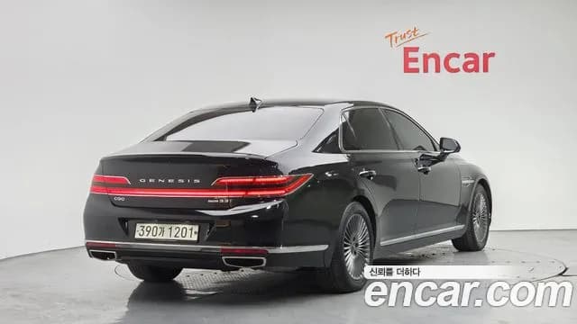 2019 Genesis G90 3.3 T AWD Sold VIN KMHG141ADKU075137 – side profile 2019 Genesis G90 3.3 T AWD Sold VIN KMHG141ADKU075137 – side profile