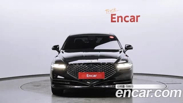 2020 Genesis G90 3.8 AWD Sold VIN KMHG141DDLU082000 – front exterior 2020 Genesis G90 3.8 AWD Sold VIN KMHG141DDLU082000 – front exterior