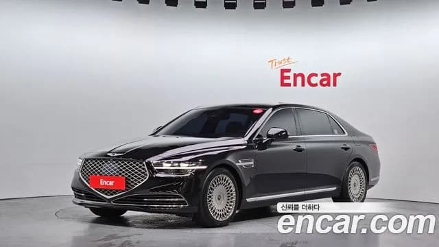 2019 Genesis G90 3.8 AWD Sold VIN KMHG241DDKU062754 – front exterior 2019 Genesis G90 3.8 AWD Sold VIN KMHG241DDKU062754 – front exterior