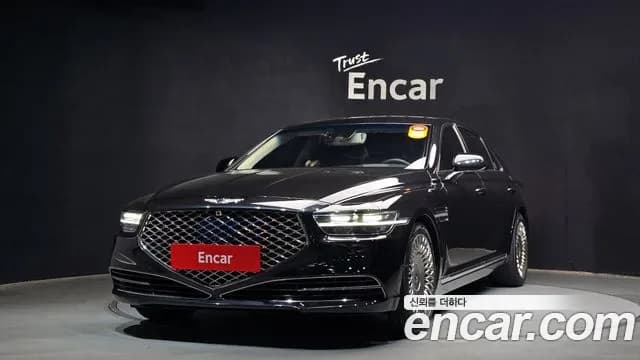 2019 Genesis G90 3.8 AWD Sold VIN KMHG241DDKU065846 – rear exterior 2019 Genesis G90 3.8 AWD Sold VIN KMHG241DDKU065846 – rear exterior